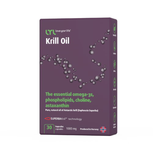 LYL Krill Oil Omega3 šaltinis