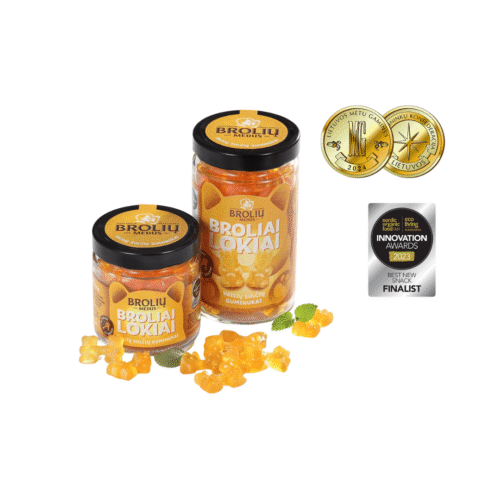 Vaisių sulčių guminukai „Broliai lokiai“, 250 - 500 g
