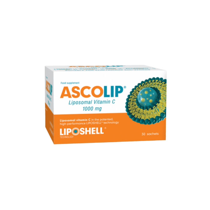 LIPOSHELL ASCOLIP® LIPOSOMINIS VITAMINAS C, 1000 MG