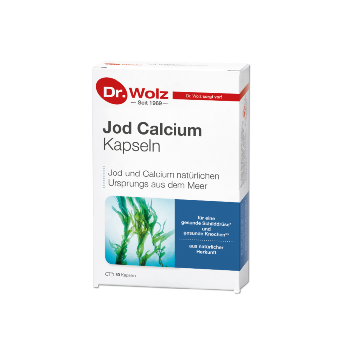 Dr. Wolz Jod - Calcium, 60 kapsulių