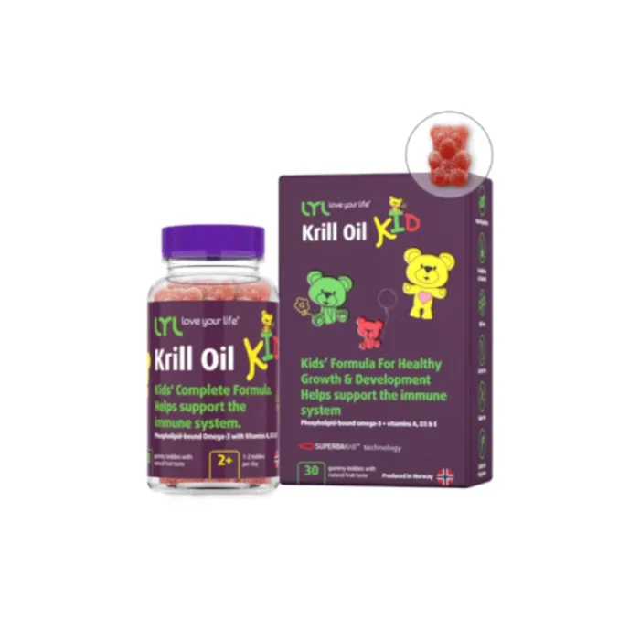 LYL Krill Oil Guminukai su Omega3 ir vitaminais
