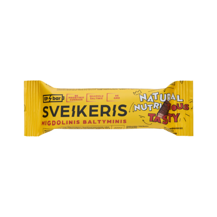 Migdolų baltyminis SVEIKERIS, 50 g