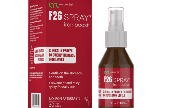 LYL F26 SPRAY®️: Mikronizuotos Geležies Nauda Sveikatai